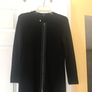Talbots black Zipper long sleeve sweater dress
